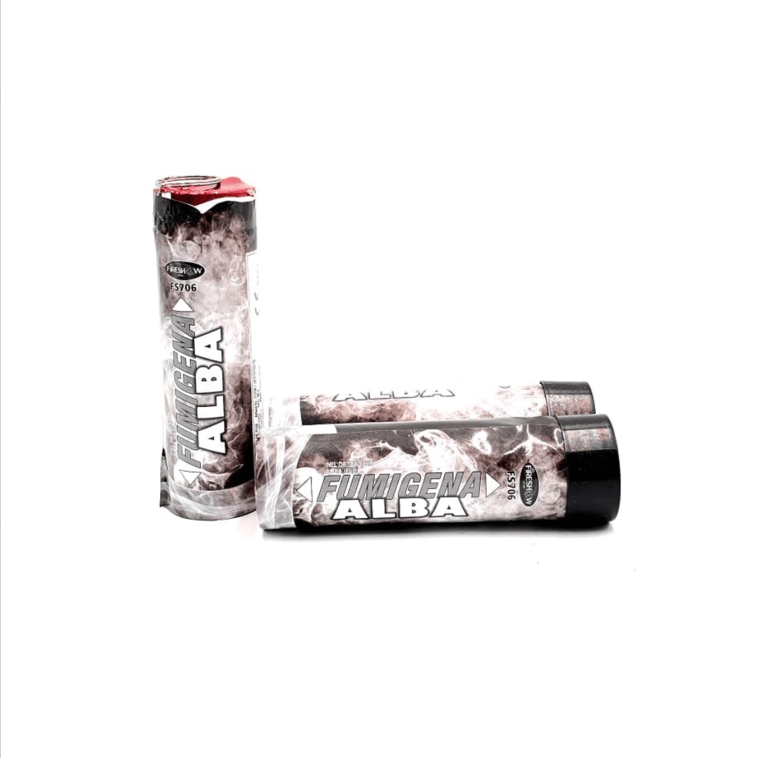 Fumigenă albă FS706 de la Magazin Artificii, activată prin inel – efect de fum intens