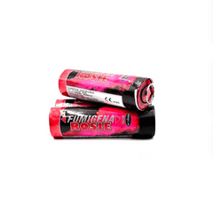 Fumigenă roșie FS702 de la Magazin Artificii, activată prin inel – efect de fum intens
