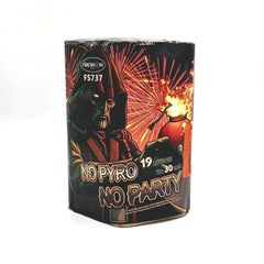 Combinație de Comete „No Pyro No Party” – 19 de Focuri, Calibru 30 mm, Categoria T1