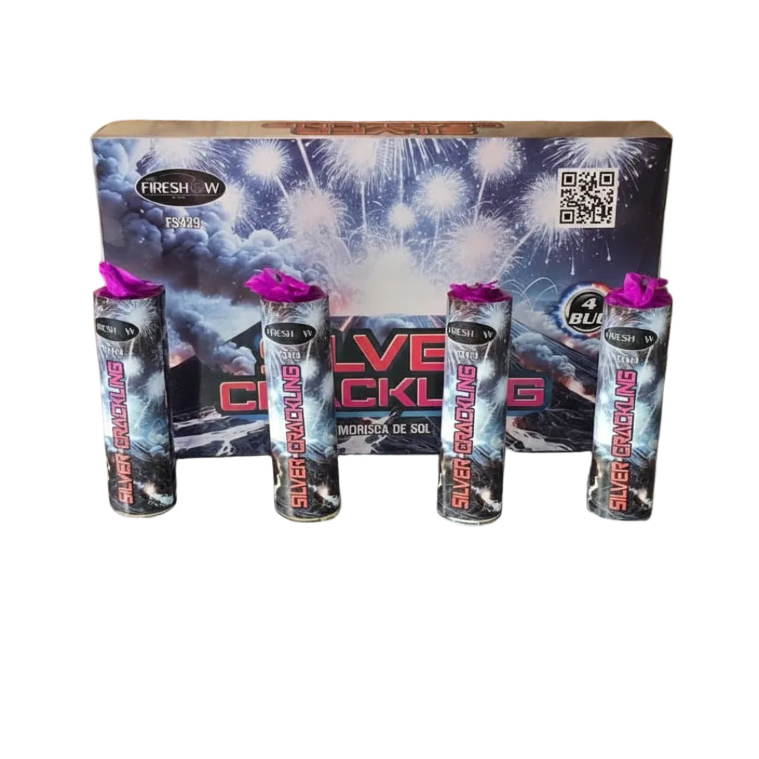 Titireze Silver Crakling 4 buc