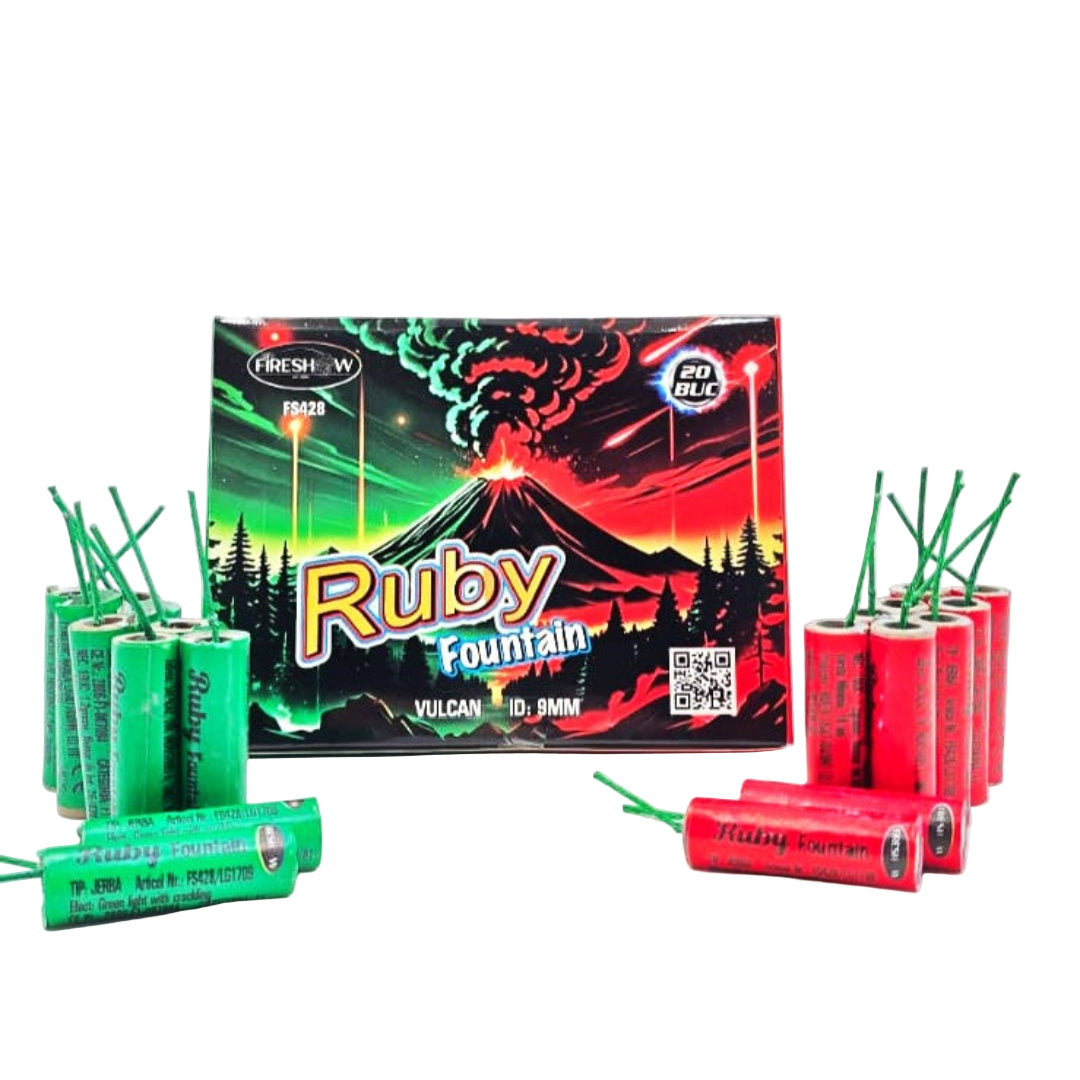 VULCAN RUBY ROSU/VERDE