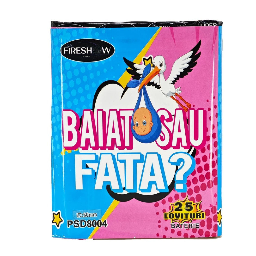 Fumigena Roz pentru Gender Reveal de la Magazin Artificii
