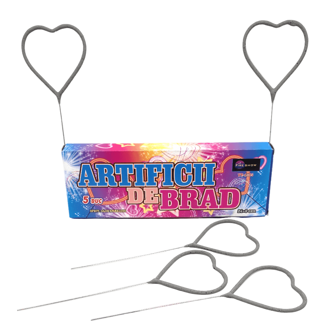 Artificii sparklers inima